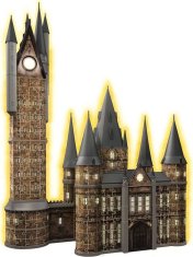 Ravensburger Svetleča 3D sestavljanka Night Edition Harry Potter: Grad Bradavičarka - Astronomski stolp 626 kosov