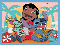 Trefl Lilo in Stitch 2v1 sestavljanka + igra za spomin