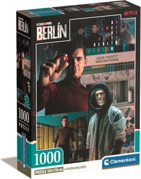 Clementoni Sestavljanka La Casa de Papel: Berlin - Boss 1000 kosov