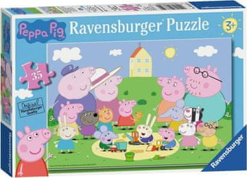 Ravensburger Sestavljanka Peppa Pig: Zabava na soncu 35 kosov