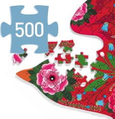 Djeco Contour Puzzle Bird 500 kosov