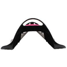 Merco Neon Grip plastične sani črno-rožnata različica 27611