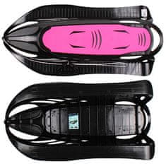 Neon Grip plastične sani črno-rožnata različica 27611