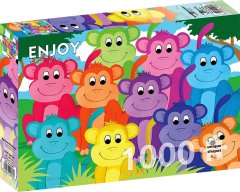ENJOY Rainbow Monkey Puzzle 1000 kosov