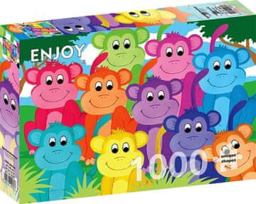 ENJOY Rainbow Monkey Puzzle 1000 kosov