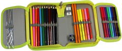 Donau Škatla za svinčnike enonadstropna - 2 zavihka, mešanica barv