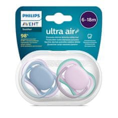 Avent Ultra air Nevtralna duda 2 kosa 6-18 m deklica - 6-18 m