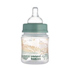 Canpol babies EasyStart Mountains 120 ml steklenička proti kolapsu zelena