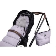 CottonMoose Combi Graphite komplet rokavov za voziček in ščitnika za noge