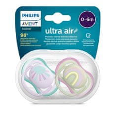 Avent Ultra zračna duda 2 kosa 0- 6 m deklica - 0-6 m
