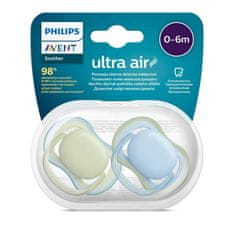 Avent Ultra air Nevtralna duda 2 kosa 0- 6 m deček - 0-6 m