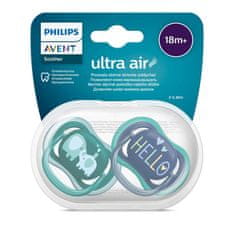 Avent Ultra zračna duda 2 kosa za dečke +18 m slon - 18+ m