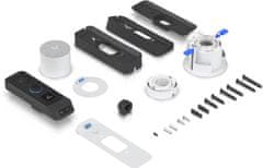 Ubiquiti Video Doorbell UniFi Protect UVC-G4 Doorbell Pro PoE Kit, dvojna kamera (bela), 5Mpx z infra + 8Ppx + PoE Doorbell