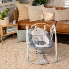Ingenuity Preklopna gugalnica z melodijo Swing'n Go Chambray 0m+ do 9kg