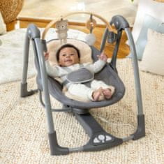 Ingenuity Preoblikovljiva vibracijska gugalnica z melodijo Every Season Chic Boutique 0m+ do 9 kg