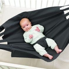 Babylonia otroška viseča mreža HAMMOCK Turbulence Grey