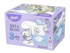 Bella Happy 2x Otroške plenice za enkratno uporabo Midi Box 5-9 kg 70 kosov
