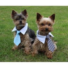 Gentledog kravata za pse modra oblačila velikost L