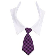 Gentledog kravata za pse vijolična oblačila velikost S