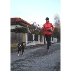 Merco Tekaški povodec Runner Buddy 3.0 črn paket 1 kos