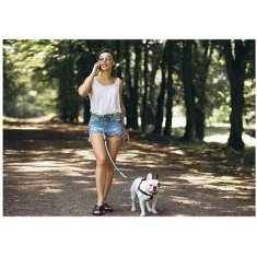 Merco Tekaški povodec Runner Buddy 4.0 zeleni paket 1 kos