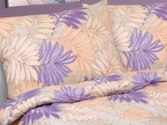 Bombažno platno na dvojni odeji - 1 kos 220x200, 2 kosa 70x90 cm (širina 220 cm x dolžina 200 cm) - Kapradí