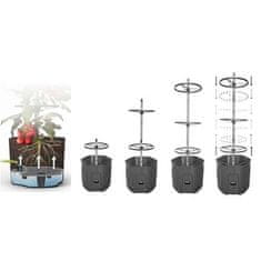 Plastkon Lonec za paradižnik 39 cm antracitni paket 1 kos