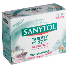 SANYTOL Tablete za pomivalni stroj - 4v1, 40 kosov