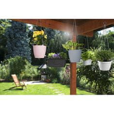 Plastkon Ariella viseči lonec antracit premer 18 cm