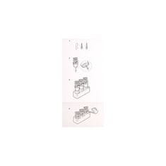 Plastkon Lonec Cobble za samooskrbo z vodo bele barve premera 14 cm