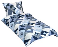 Bombažna posteljnina - 140x220, 70x90 cm - Geometrija