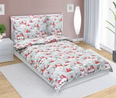 Bombažna posteljnina - Božič - 140x200, 70x90 cm - Elf