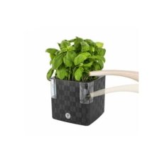 Plastkon Lonec Cobble za samooskrbo z vodo bele barve premera 14 cm