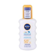 Nivea Sun Kids Protect & Sensitive Sun Spray SPF50+ mleko v spreju za sončenje za občutljivo otroško kožo 200 ml