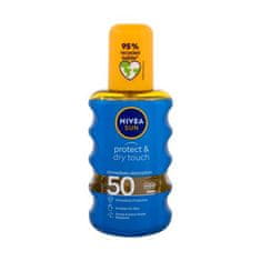 Nivea Sun Protect & Dry Touch Invisible Spray SPF50 brezbarven sprej za sončenje 200 ml