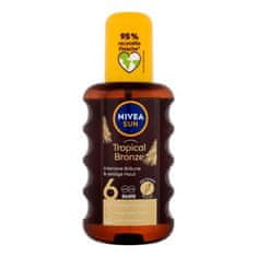 Nivea Sun Tropical Bronze Oil Spray SPF6 olje za zaščito pred soncem s karotenom 200 ml