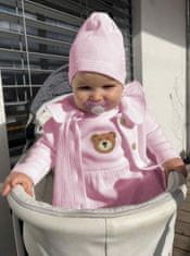 NEW BABY Luksuzna oblačila Laura pink - 80 (9-12m)