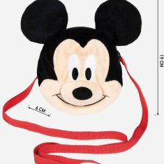 NEW Naramna Torbica 3D Mickey Mouse Črna