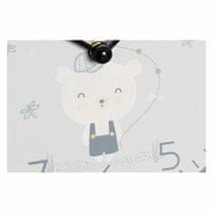 DKD Home Decor Stenska ura DKD Home Decor Modra Roza Les Kovina Plastika MDF Les Otroška Ptica 24 x 3 x 24 cm (2 enoti)