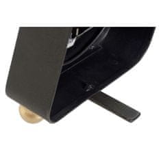 DKD Home Decor Namizna ura DKD Home Decor črna srebrna PVC kovinska plastika 14,5 x 5 x 21 cm (2 enoti)