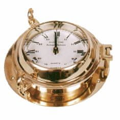 DKD Home Decor Stenska ura DKD Home Decor Crystal Golden Vintage Brass (23 x 7 x 23 cm)