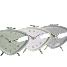 DKD Home Decor Budilka DKD Home Decor 11,5 x 4 x 10 cm Kovina PVC Vintage (3 kosi)
