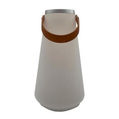 DKD Home Decor Solarna svetilka DKD Home Decor Rjava Polietilen Bela Poliuretan (13,5 x 13,5 x 23 cm)