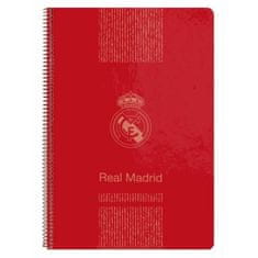 NEW Zvezek s Špiralo Real Madrid C.F. 511957066 Rdeča A4