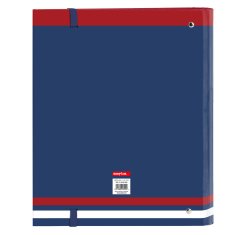 NEW Vezivo za obroče Safta University A4 Rdeča Mornarsko modra (27 x 32 x 3.5 cm)