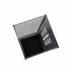 DKD Home Decor Stojalo za dežnike DKD Home Decor 19 x 19 x 47,5 cm Črna siva kovina Loft (2 enoti)