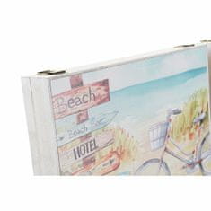 NEW Prevleka DKD Home Decor Računovodja Plaža Les MDF 2 kosov 46,5 x 6 x 31,5 cm