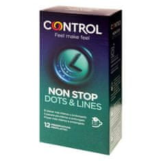 NEW Kondomi Non Stop Dots & Lines Control (12 uds)
