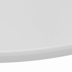 BigBuy Stranska mizica Luna Steel White 45 x 45 cm