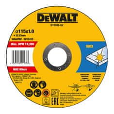 DeWalt Rezalni disk Dewalt Fast Cut dt3506-qz 10 enot 115 x 1 x 22,23 mm